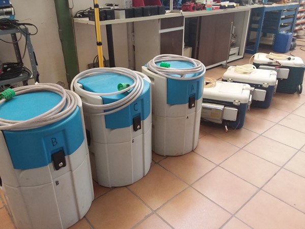Equipo de recogida de muestras y medida