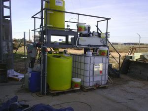 Piloto de depuradora para fábrica de pinturas